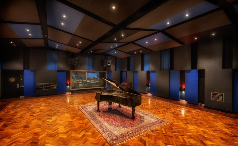 Studio 1 Live Room with Piano at Studios 301, Sydney