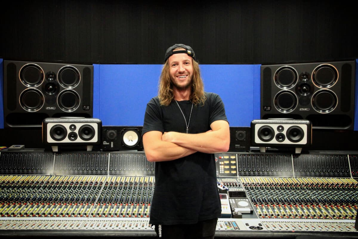 Tom Garnett in Studio 1 at Studios 301 Sydney