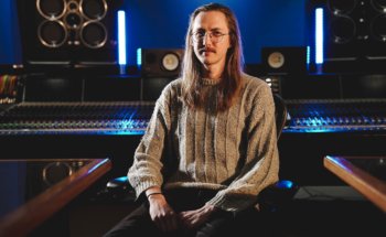 Kiah Gossner in Studio 1 at Studios 301 in Sydney