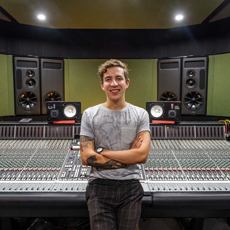 Nicolas Mendoza at Studio 2 in Studios 301