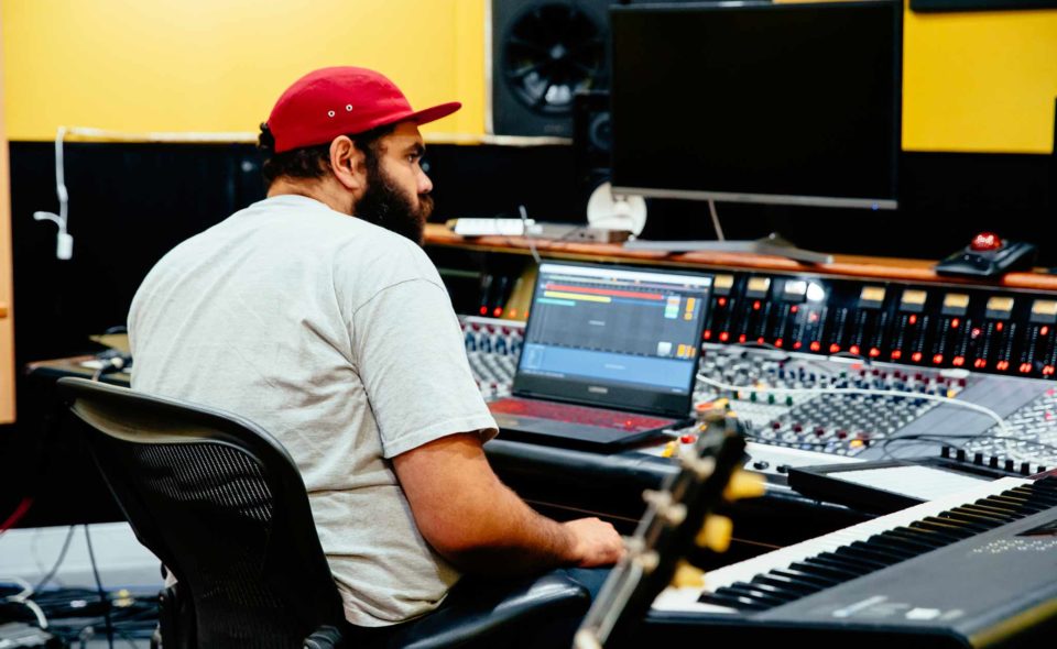 Blake Rhodes at Studios 301