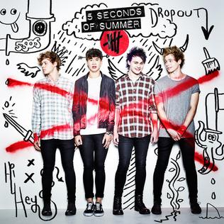 5 Seconds of Summer Self Titled Album Cover 2014